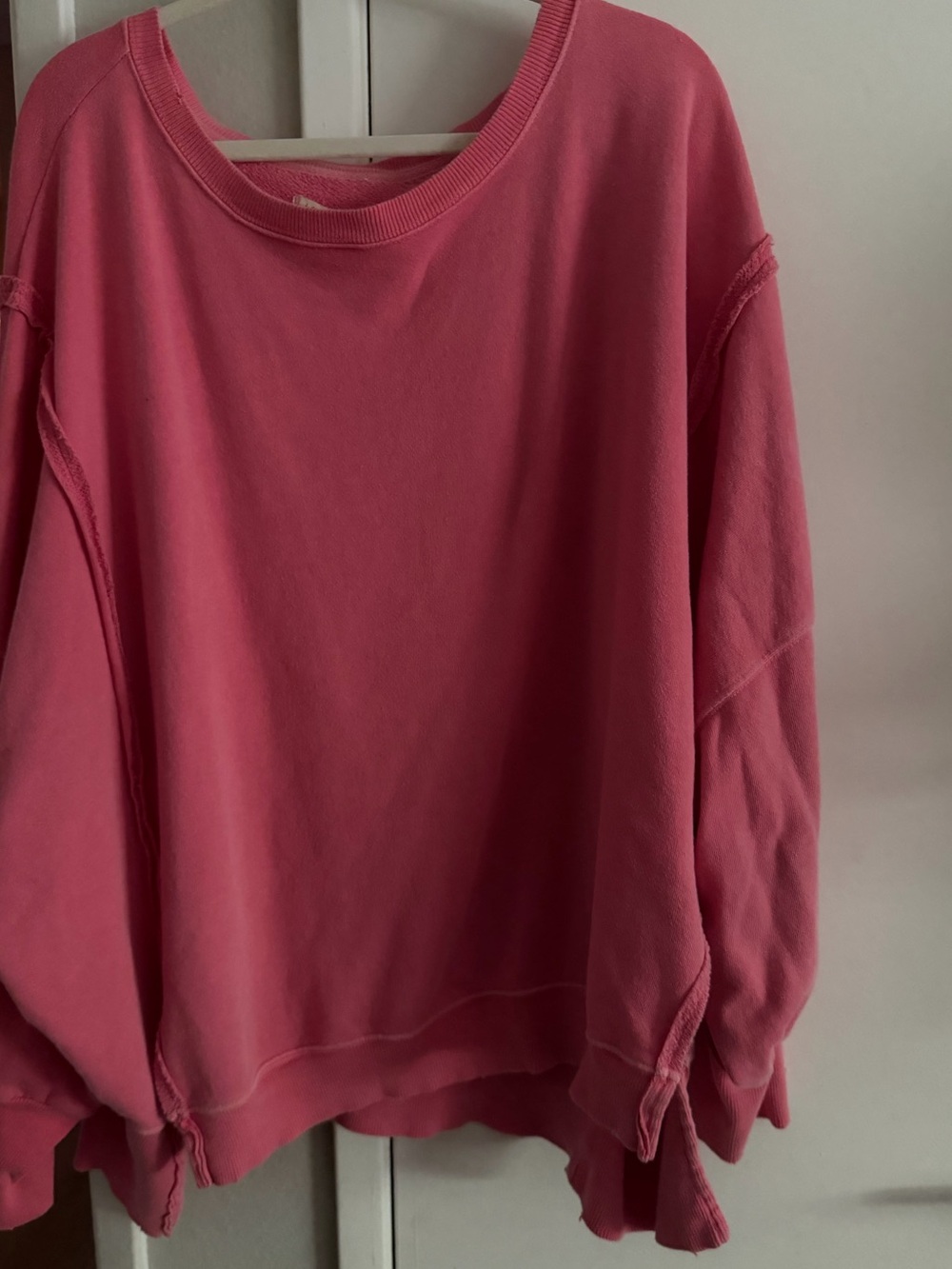 Free People We The Free Camden Sweatshirt Pullover - Camellia Pink - Picture 2 of 6
